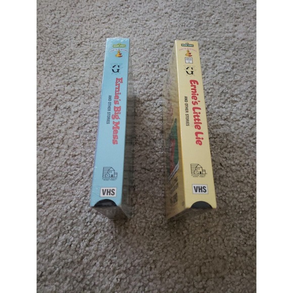 NEW Sesame Street Start To Read Video Ernie’s Little Lie & Ernie’s Big Mess VHS - Picture 3 of 4